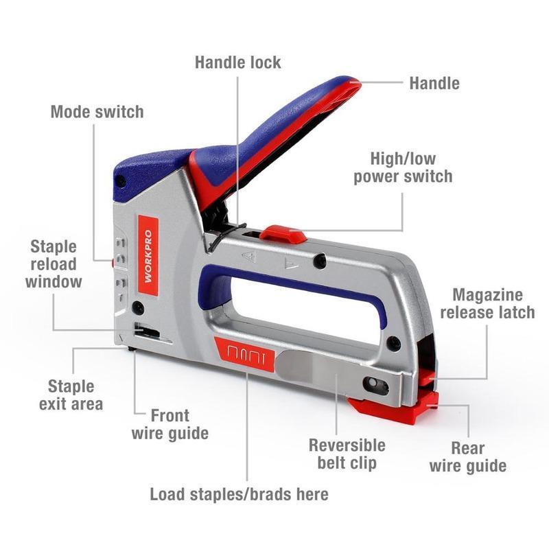 4 IN 1 Stapler Manual Tahan Ba - Stapler Heavy Duty ulasan dan harga