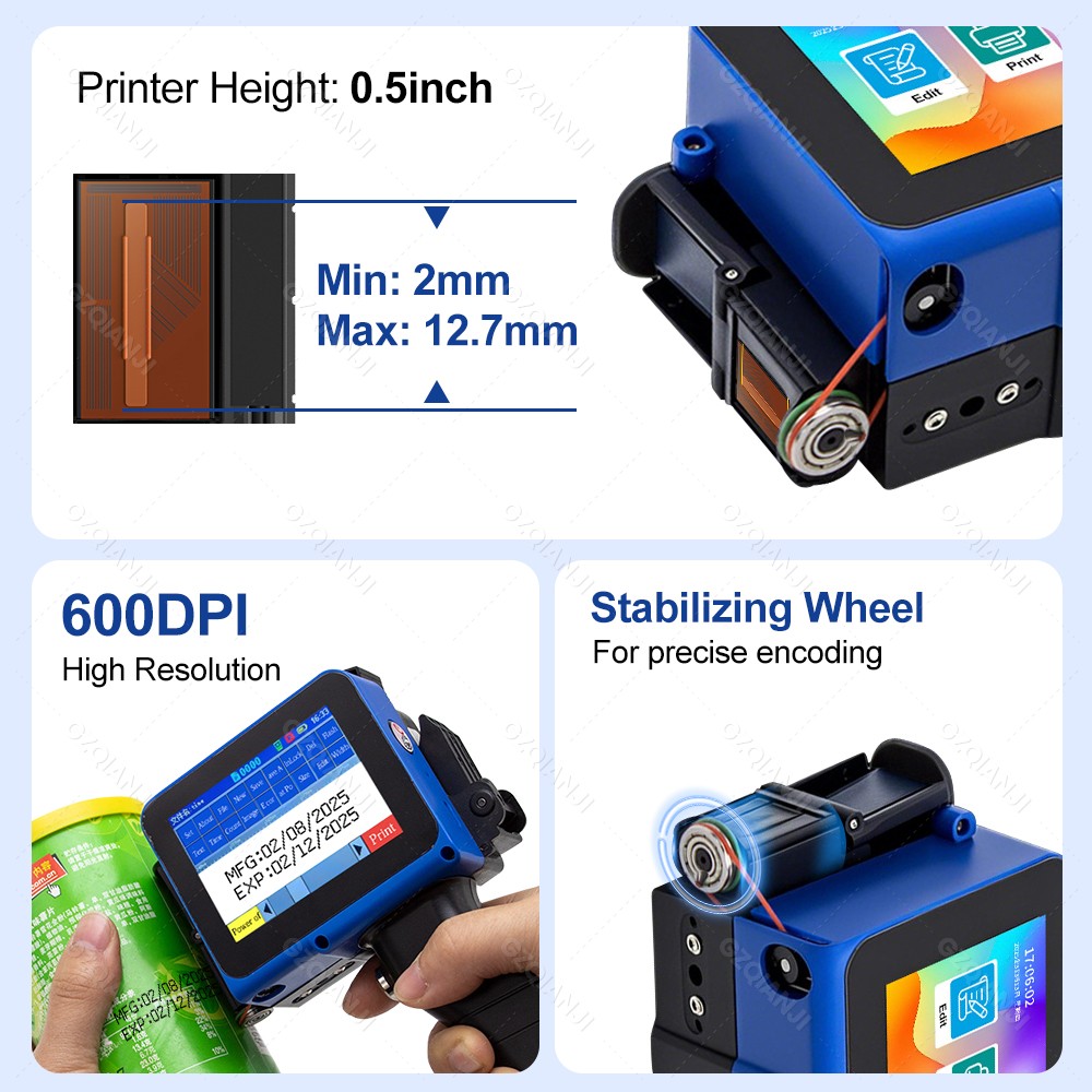 Printer Inkjet Label 12.7mm Po - Label Maker ulasan dan harga